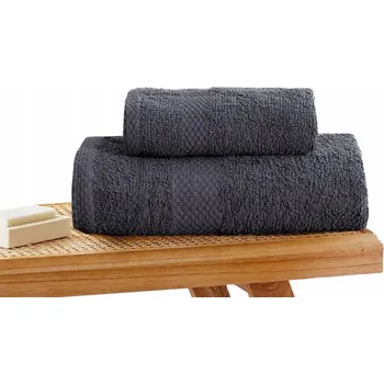 OSUŠKA S PÁSKEM BAVLNA 100% MĚKKÁ SAVÁ 30X50 GRAFIT