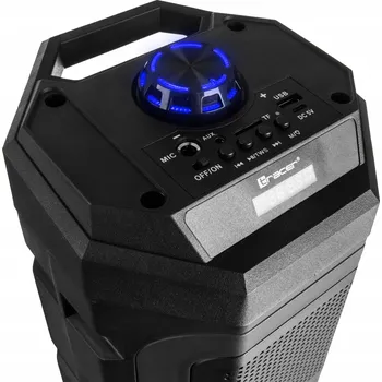 Bluetooth reproduktor Přenosný reproduktor Hitelo černý 1200 W Bluetooth voděodolný s FM rádiem