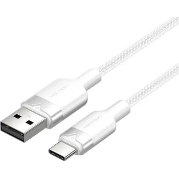 Datový kabel Kabel USB 2.0 A na USB-C 3A Vention CTNWH 2M (bílý)