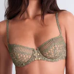 Aubade - Stardust dream podprsenka půlová nevyztužená nile green 85E 4DF14