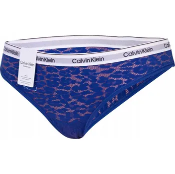 Kalhotky CALVIN KLEIN DÁMSKÉ BIKINI KALHOTKY 1 KS KOBALTOVÁ MODRÁ vel. XS