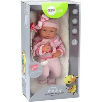 Panenka Panenka Miminko Svetr s proužky Čepice Šála Příslušenství Růžová