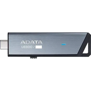 USB flash disk Flash disk ADATA Elite UE800 256 GB USB 3.1 typ C stříbrný