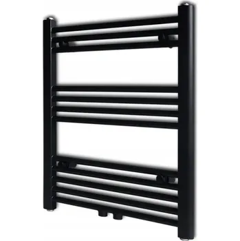 Radiátor Otopný žebřík do koupelny, vodní, 370 W, 5 x 764 mm, černý