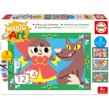EDUCA Malování podle čísel: Pohádky
