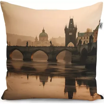 Polštář Sablio Polštář Praha Karlův most 1 - 40x40 cm