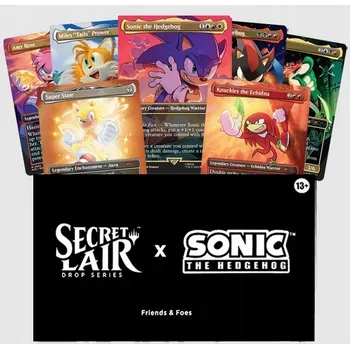 Sběratelská karetní hra Karta Magic: The Gathering Magic the Gathering: Secret Lair - Sonic: Přátelé a Nepřátelé Wizards Of The Coast