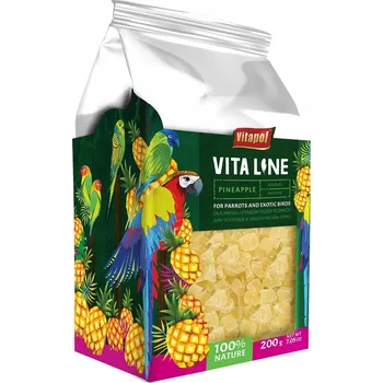 Krmivo pro ptáka Vitapol Vitaline Ananas pro papoušky a exotické ptactvo 200g