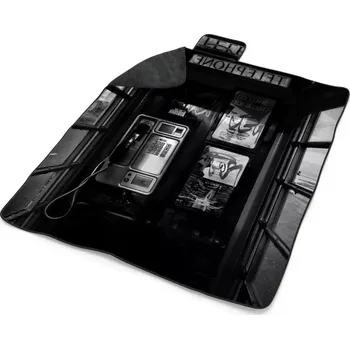 deka Sablio Plážová deka Telefonní budka: 200x140 cm