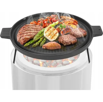 Pánev Grilovací pánev 40 cm litinová