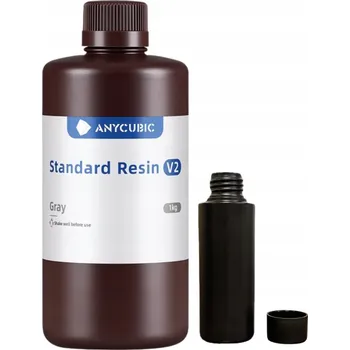 3D tisk UV Pryskyřice Anycubic Standard V2 Šedá 0,1 kg 0,1 l Pro 3D Tiskárnu