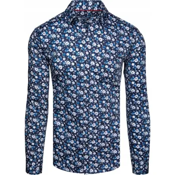 Pánská košile PÁNSKÁ KOŠILE SLIM S DLOUHÝM RUKÁVEM dx2671 - L