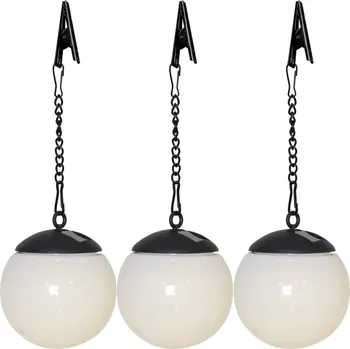 Sada 3 závěsných venkovních solárních světel Star Trading Globus, ø 10 cm ID_1436869