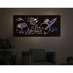 Li-Go "Malý princ" světelný obraz s baterií 110x50cm, dub světlý