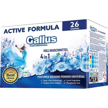 Prací prášek Prací prášek Gallus Professional 1,3 kg 4v1 Univerzální