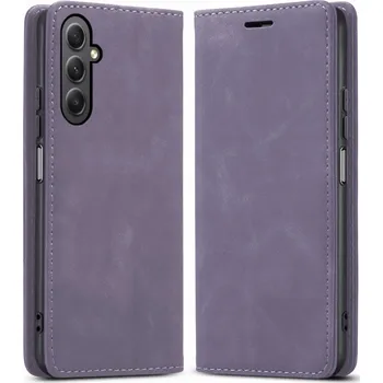 Pouzdro na mobilní telefon Flipové pouzdro RCBR pro Samsung Galaxy A55 5G SM-A556 WALLET PREMIUM CASE fialové