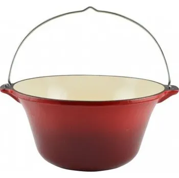 Kempingové nádobí Pro-Tech shop Litinový kotlík se smaltovaným povrchem 16 L 39,5 cm 52249&nbsp;12013