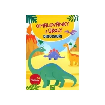 omalovánky Omalovánky s úkoly Dinosauři