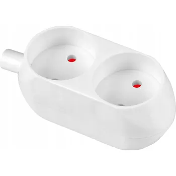 Elektrická zásuvka Elektrická Zásuvka přenosná podlahová Plast-Rol bílá