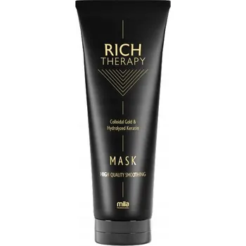 Vlasová regenerace Maska na vlasy Mila Pro Rich Therapy s koloidním zlatem
