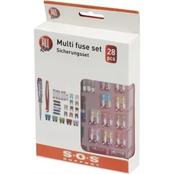 Autopojistky 127. Sada multifunkčních pojistek 28 ks PE Sos All Ride Cbw