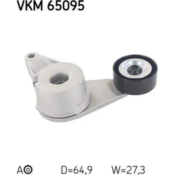 Napínák, žebrovaný klínový řemen SKF VKM 65095