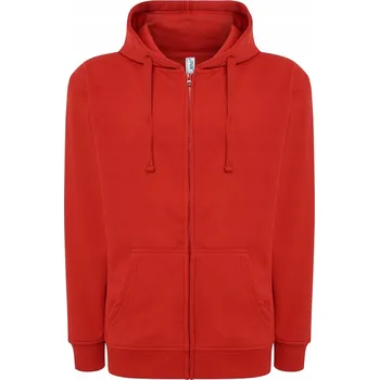 Pánská mikina JHK pánská rozepínací mikina pánská mikina s kapucí ZATEPLENÁ velikost M