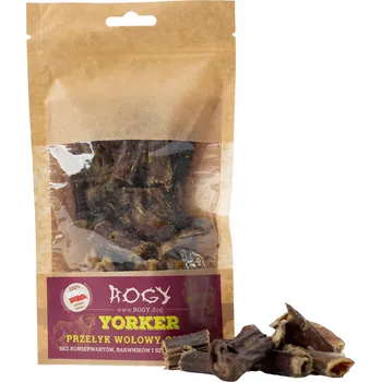 Pamlsek pro psa Rogy yorker hovězí jícen kulatý 80 g