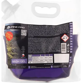 Prací prášek ALPINE PRO - WASH GEL 1000 ML PRACÍ GEL PRO OUDOOROVÉ A FUNKČNÍ OBLEČENÍ