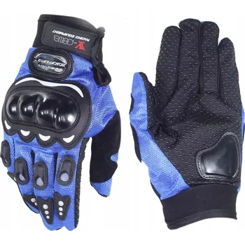 Moto oblečení MOTOCYKLOVÉ RUKAVICE YAMEI MODRÉ XXL