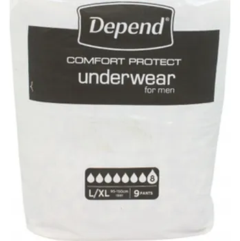 Depend Comfort Protect underwear inkontinenční kalhotky L/XL 9 kusů