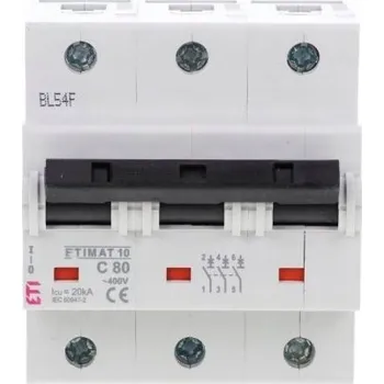 vypínač Jistič ETI Polam 230 V IP20 80 A