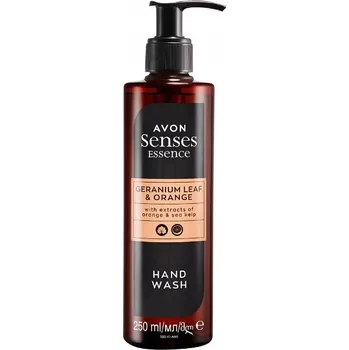 Mýdlo AVON Mýdlo na ruce Gerániový List a Pomeranč Senses Essence – 250 ml