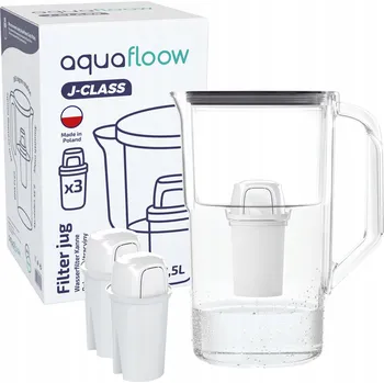Filtrační konvice Filtrační konvice plastová AquaFloow J-CLASS 2,5 l černá + 3x filtr