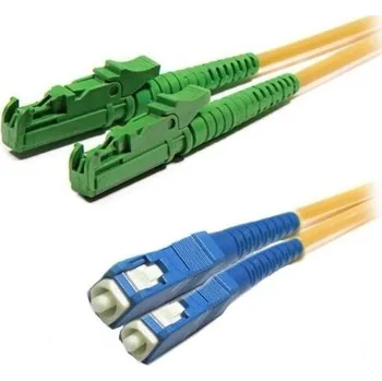 XtendLan FO patch E2000/APC-SC 5m 9/125 duplex, LS0H, G.652d