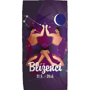 Osuška Sablio Ručník Blíženci - 50x100 cm