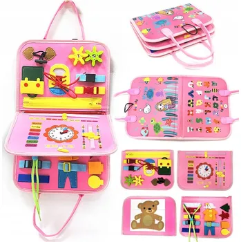 Obraz Manipulační senzorická deska MONTESSORI ZÁMEK (Zámek)