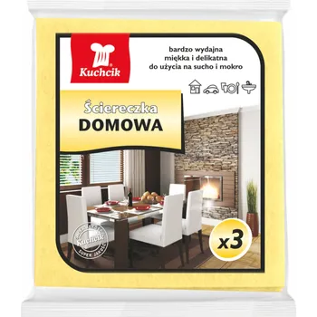 Utěrka Utěrka z viskózy Kuchcik v balení po 3 ks žlutá