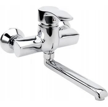 Vodovodní baterie Kuchyňská baterie nástěnná KFA Armatura Kwarc stříbrná