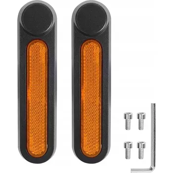 Elektrokoloběžka Krytky a kryty šroubů vidlice + odrazky pro Ninebot F2 / F2 Plus / F2 Pro