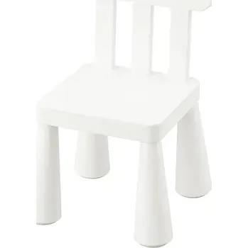 Jídelní židlička IKEA MAMMUT Dětská židlička do interiéru/exteriéru, bílá