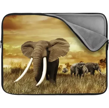 pouzdro na notebook Sablio Obal na notebook Slon Africký - 13"
