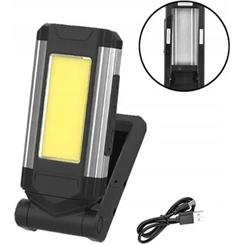 Svítilna DÍLENSKÁ SVÍTILNA AKUMULÁTOR USB COB LED 5