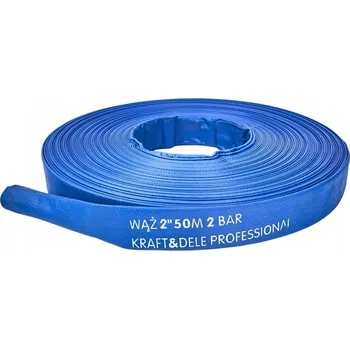 Zahradní hadice Plochá gumová hadice Kraft&Dele KD778 2 palce 52 mm 50 m