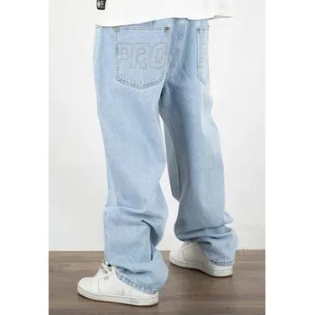 Pánské džíny Pánské světle modré džíny PROSTO Baggy Slav W34L34