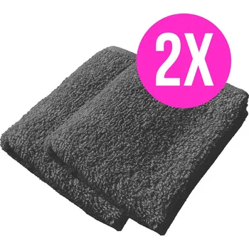 Ručník 2x froté ručník Homa RIAN DARK GREY 30x50 cm