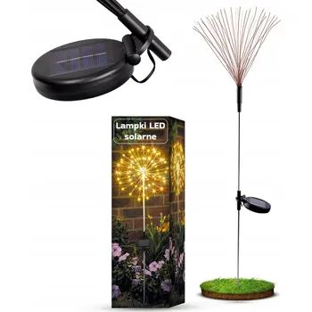 Venkovní osvětlení Solární lampa zapichovací Masterled černá 84 cm 2 ks