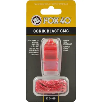 Píšťalka pro rozhodčí Fox 40 Sonik 120 dB červená