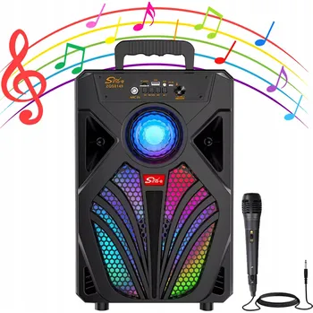 Bluetooth reproduktor PŘENOSNÝ BLUETOOTH REPRODUKTOR RÁDIO MP3 FM PARTYBOX 2000W