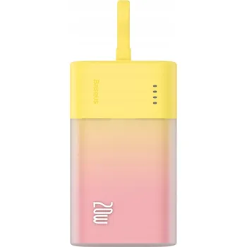 Powerbanka POWERBANK BASEUS 5200mAh 20W SILNÁ POWERBANKA S VESTAVĚNÝM KABELEM Lightning